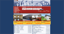Desktop Screenshot of olomoucke-reality.cz